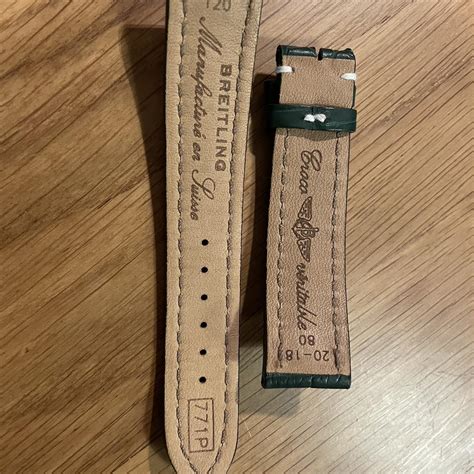 breitling croc strap